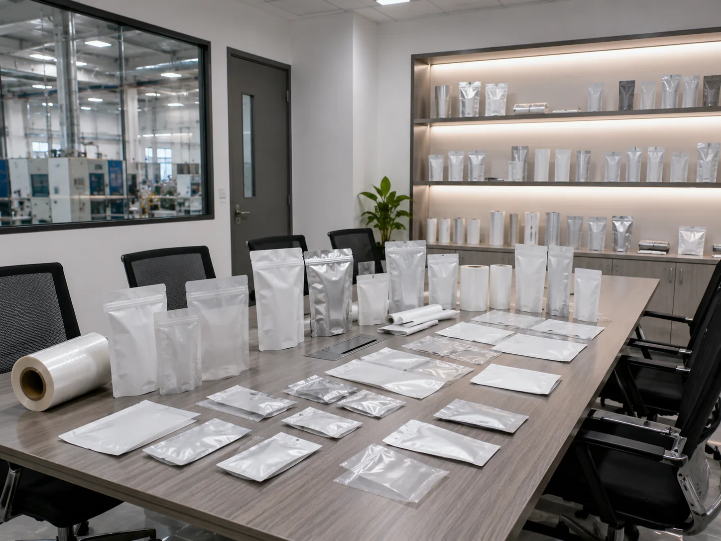 Meeting and sample room