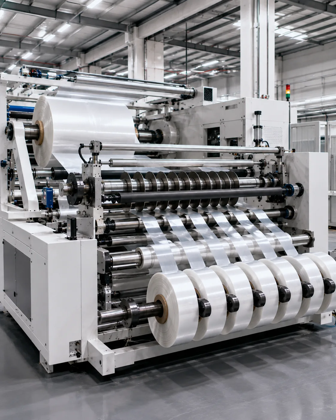 Slitter-rewinder line at the Tansox Quanzhou plant