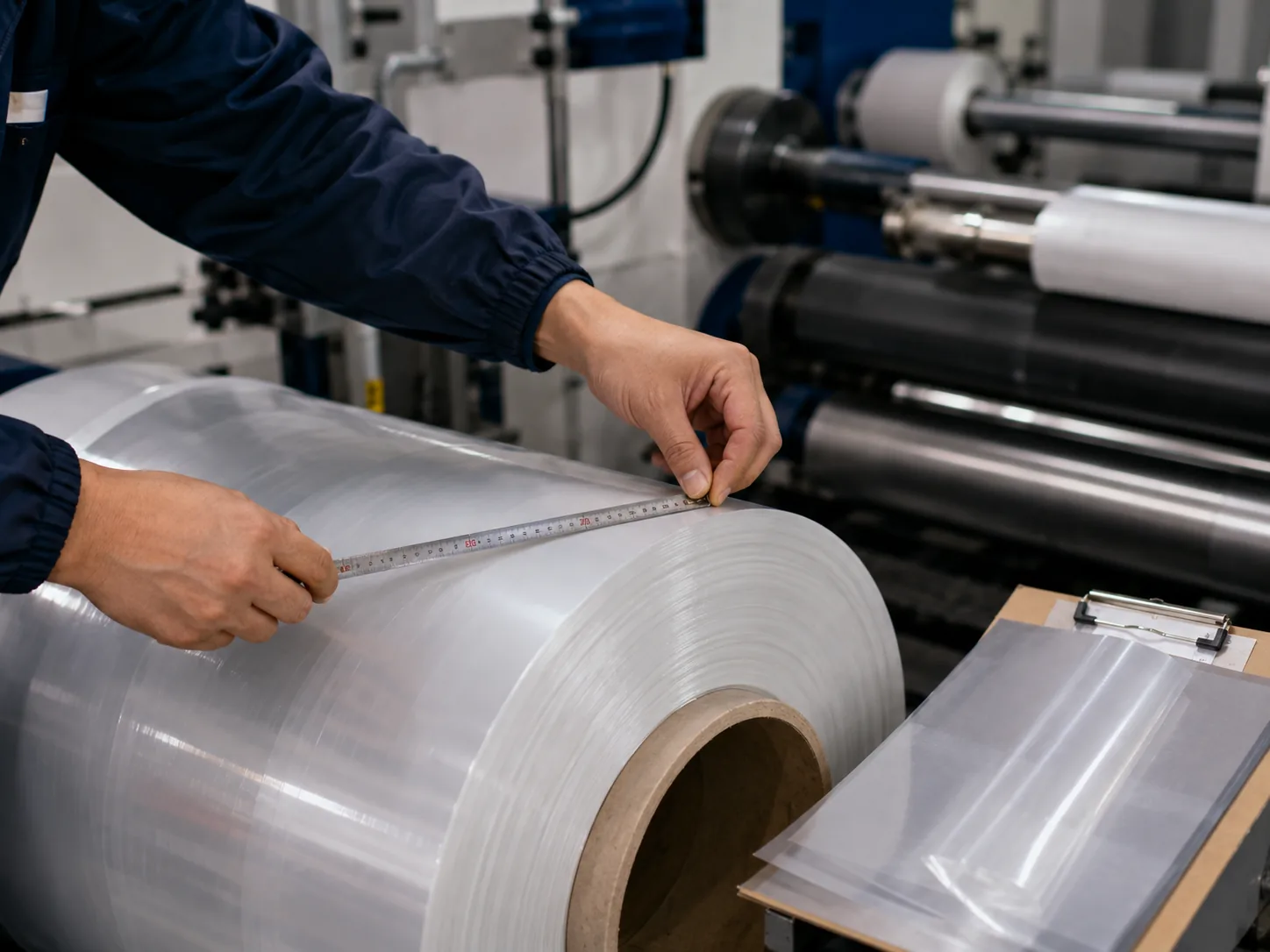 Roll specification and width setup for slitting
