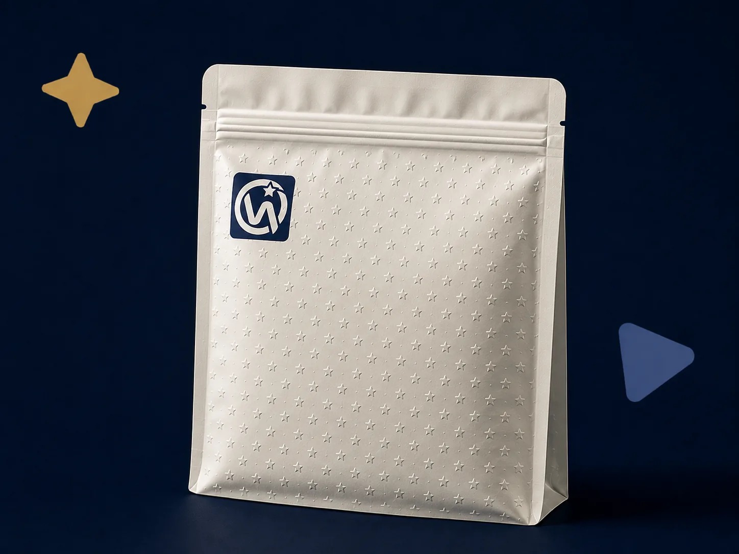 Zipper Bag — Resealable bags with tactile emboss finish