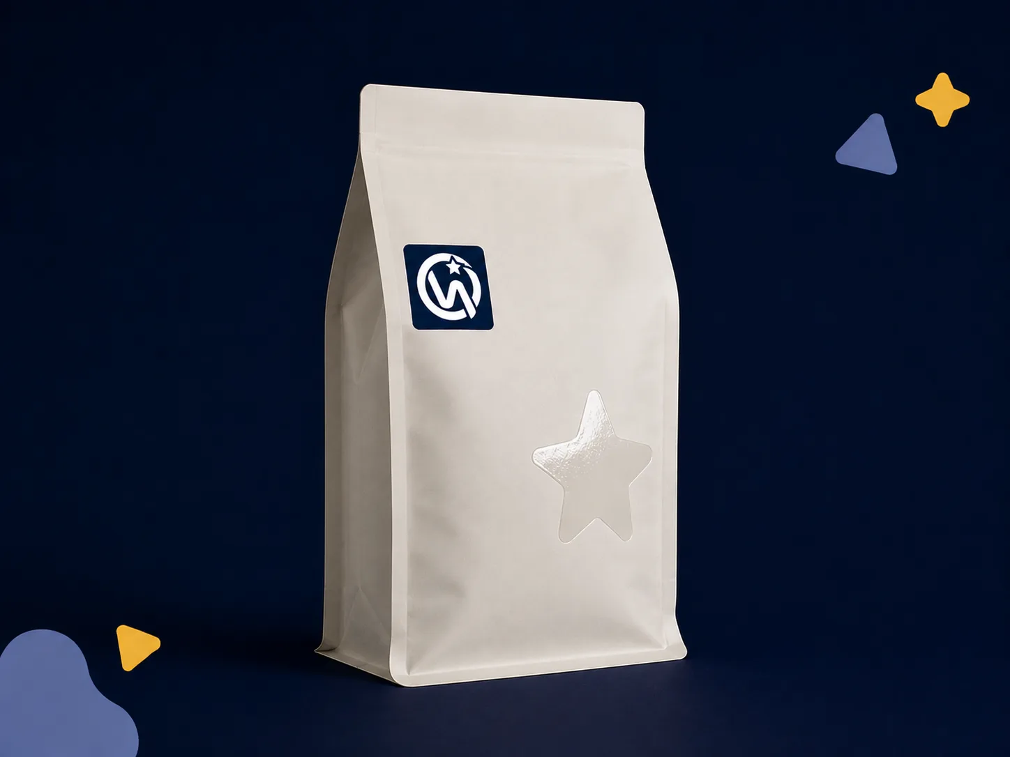 Euro Bottom Bag — Premium euro-style bags with spot UV accents