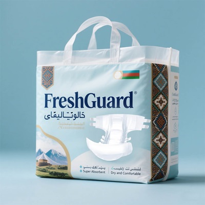 Freshguard European-style bag adult diapers from Uzbekistan