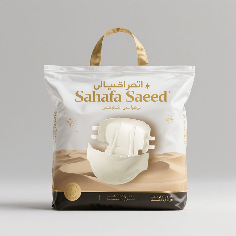 Adult diapers, European packaging, from Saudi Arabia