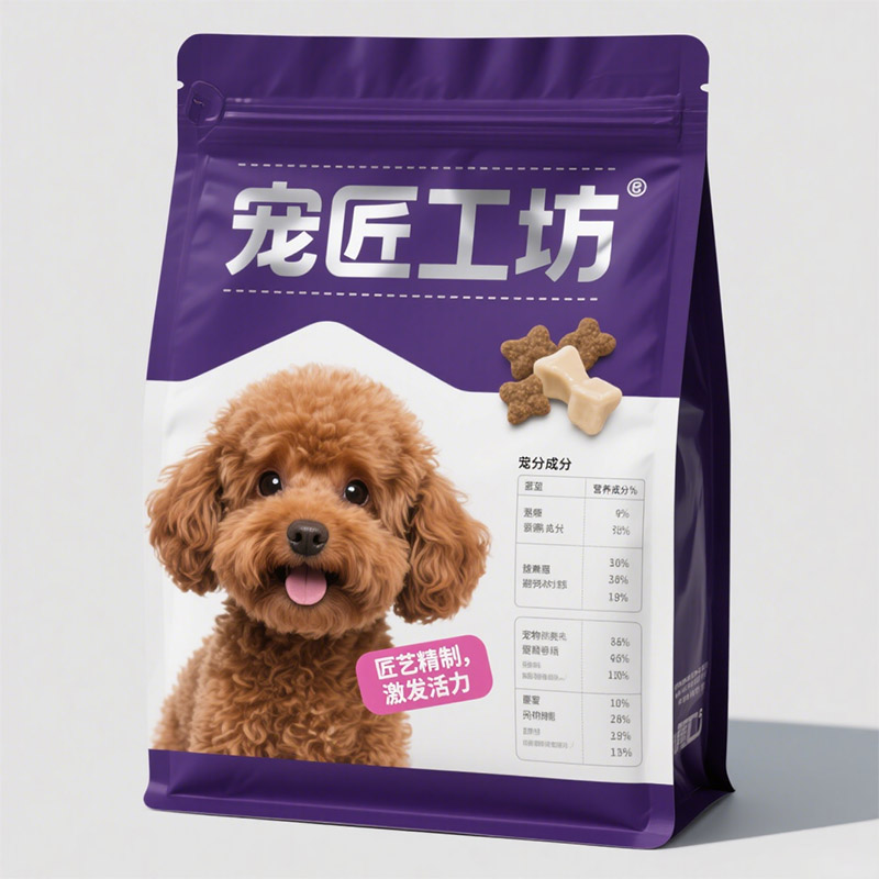 Octagonal sealed OPP or PET or CPp pet bagstyles from China Pet Food Bag
