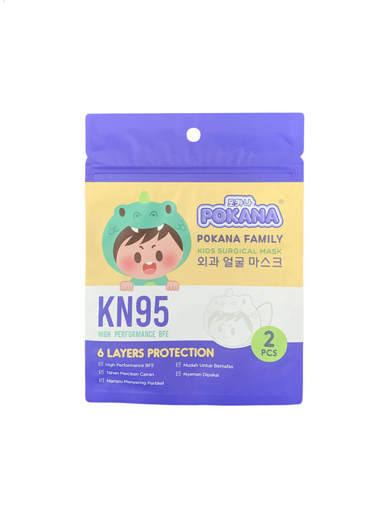 OPP Matte Children's Mask Protection Pokana Sealed Bag