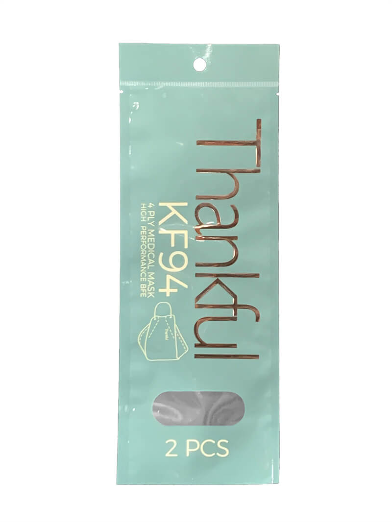PET and PE transparent composite mask self-sealing bag