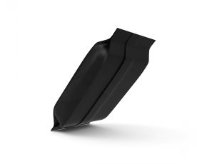 black-package-isolated-white-background